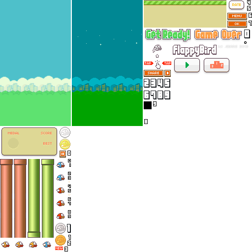 QB64 FlappyBird - A clone of FlappyBird for PCs : Free Download, Borrow,  and Streaming : Internet Archive